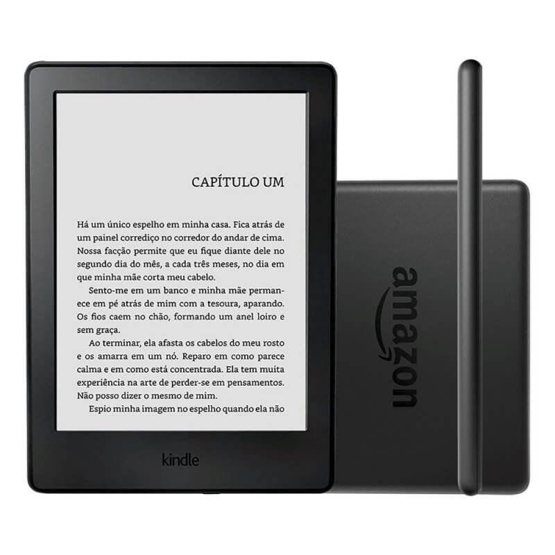 Kindle 8ª Geração Amazon Tela 6” 4GB Wi-Fi - Preto - Kindle e E